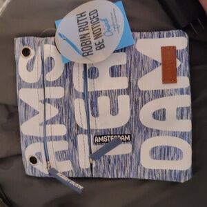 Robin Ruth Blue and White Passport Bag